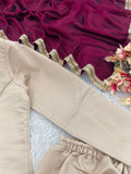 New Roman Fabric Suit Set – Elegant Embroidered Women's Ethnic Wear NextBuy