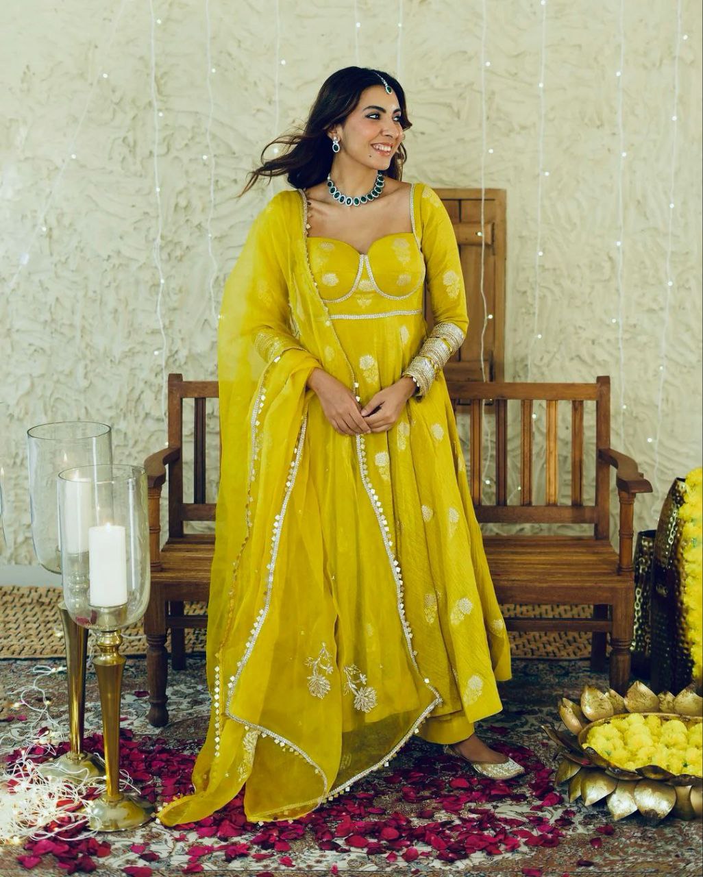 Elegant Anarkali Gown with 5mm Sequins Embroidery – Designer Set with Dupatta NextBuy