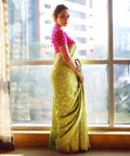 Silk Saree With Beautiful Zari Work - NextBuy