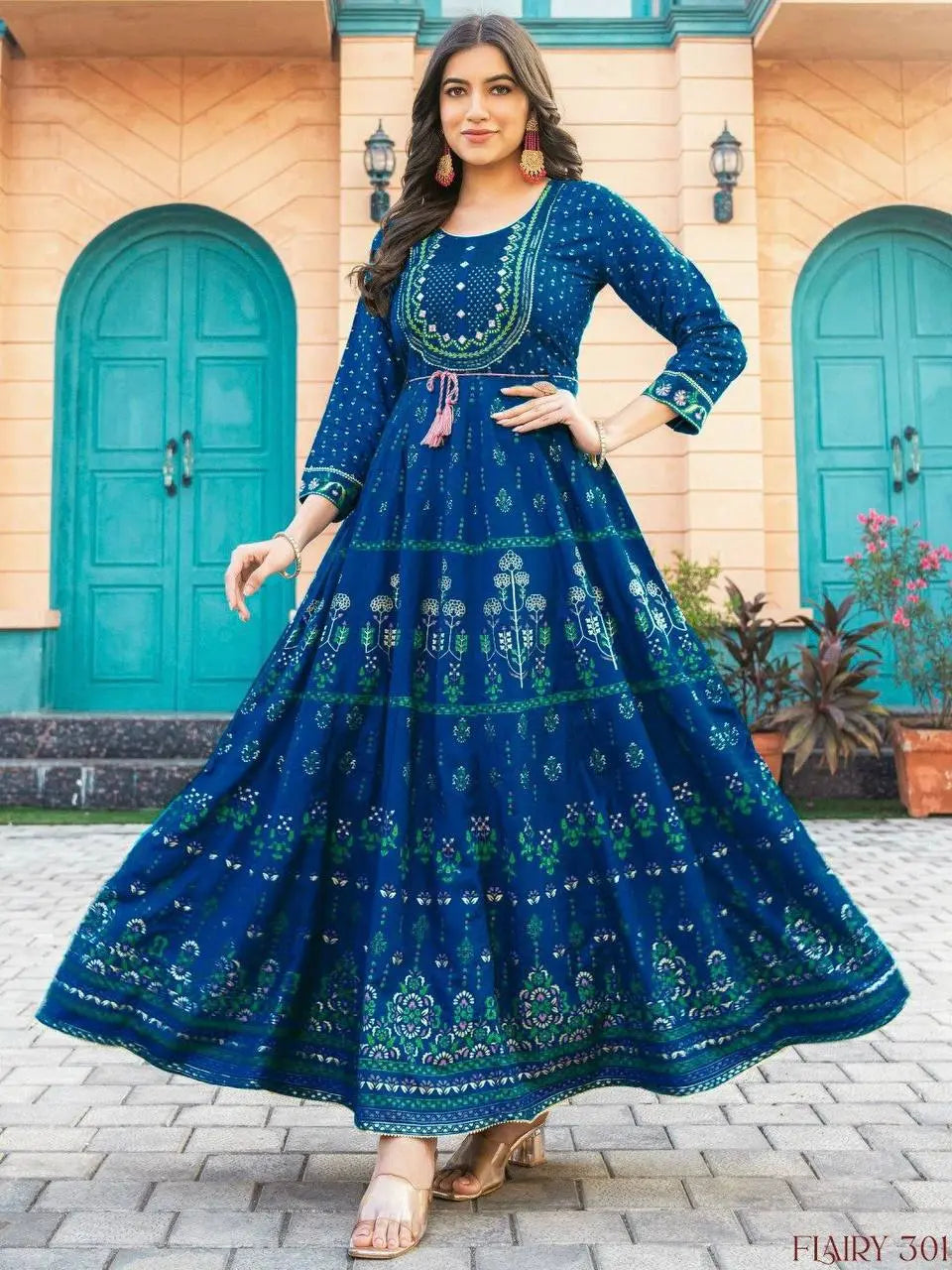 Beautiful Long Anarkali Gown Kurti Glam NX NextBuy