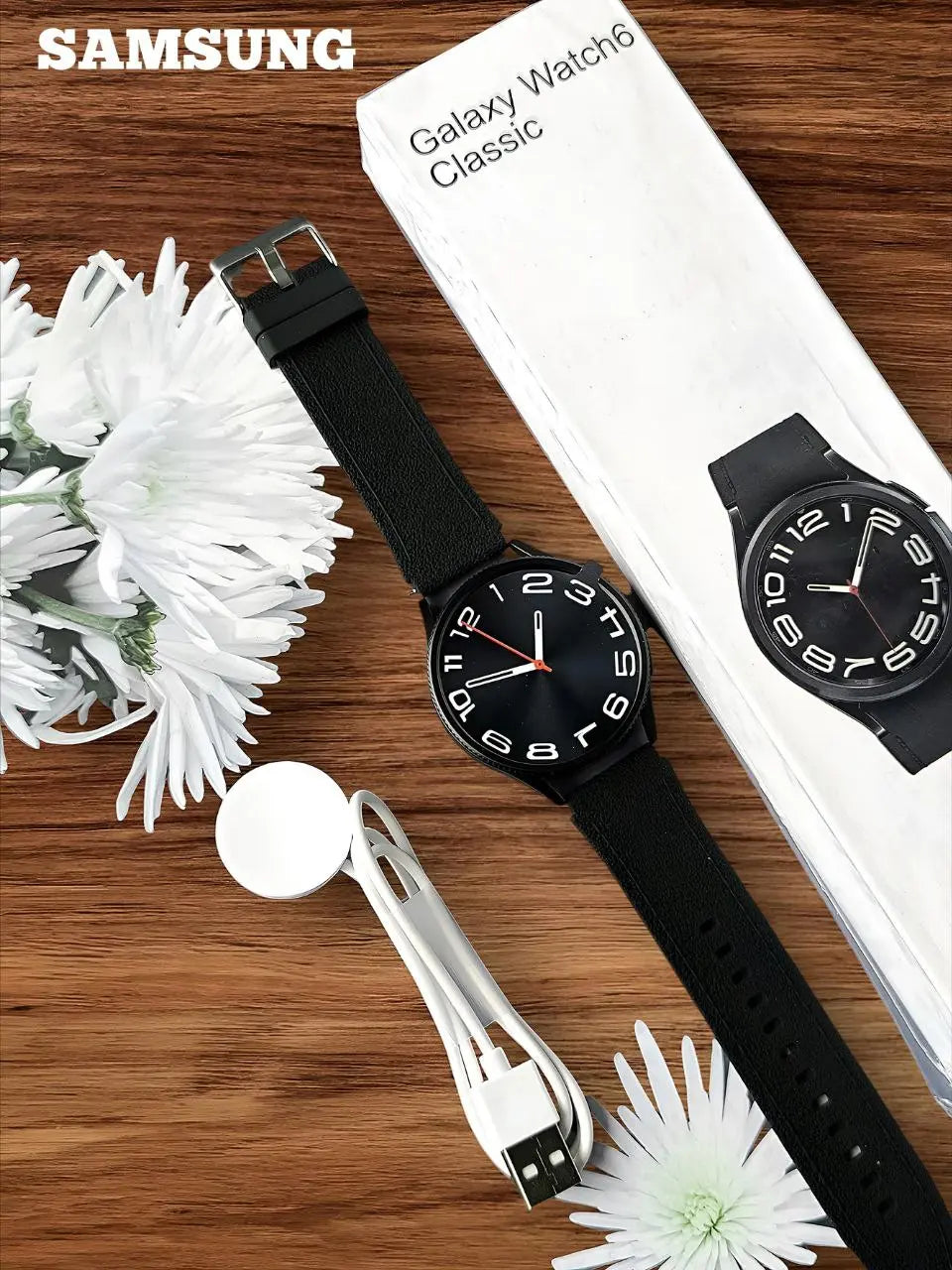 Watch6 Classic Smartwatch | 1.46" Super AMOLED Display, Health & Fitness Tracking, Bluetooth Calling NextBuy