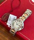 Cartier W69012Z4 Ballon Bleu Women's Watch – A stunning 33mm watch with a two-tone stainless steel finish, perfect for elegance and style, from the 7AAA Premium Collection.