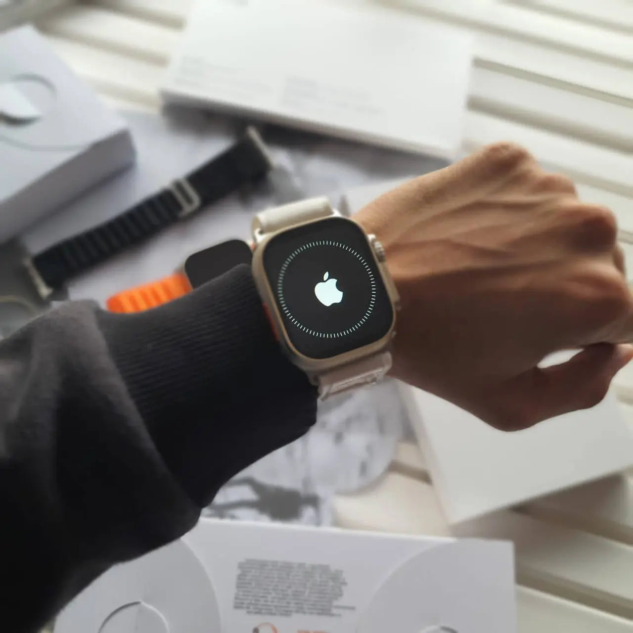 Titanium Watch Ultra2 49MM – A high-performance smartwatch with a 49MM titanium case, HD display, and fitness tracking features for an active and stylish lifestyle.