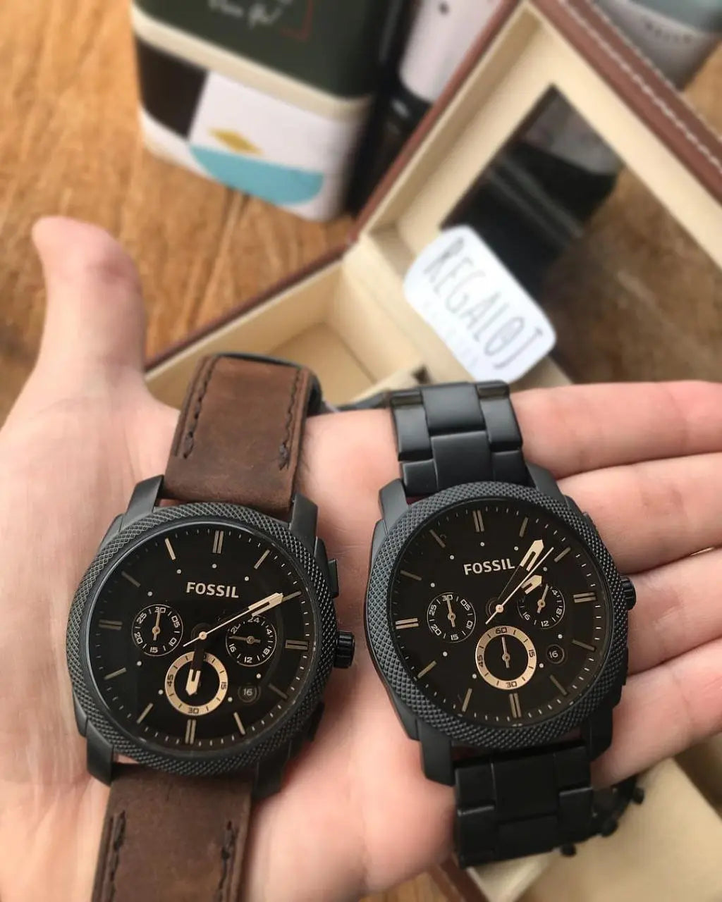 Premium Fossil Chronograph Watch – This 45mm men’s watch boasts a sharp black dial, chronograph features, and premium quality craftsmanship for everyday elegance.