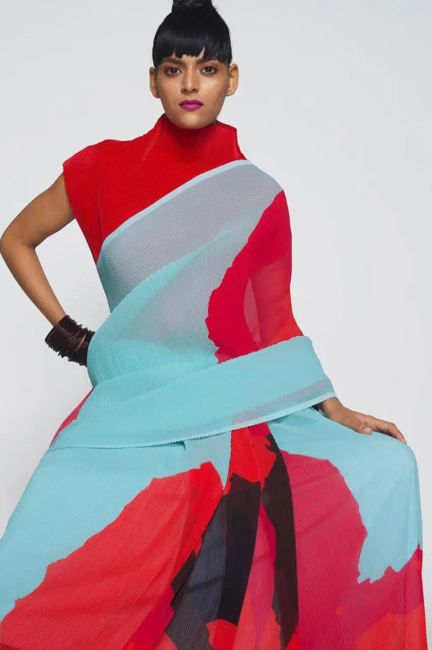 New Catalogue of All New Trendy digital Print In Pure Waitlesss Georgette With Blouse* NextBuy