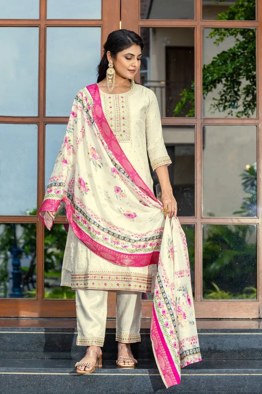 Presenting Exclusive Cotton Pair With Dupatta NextBuy