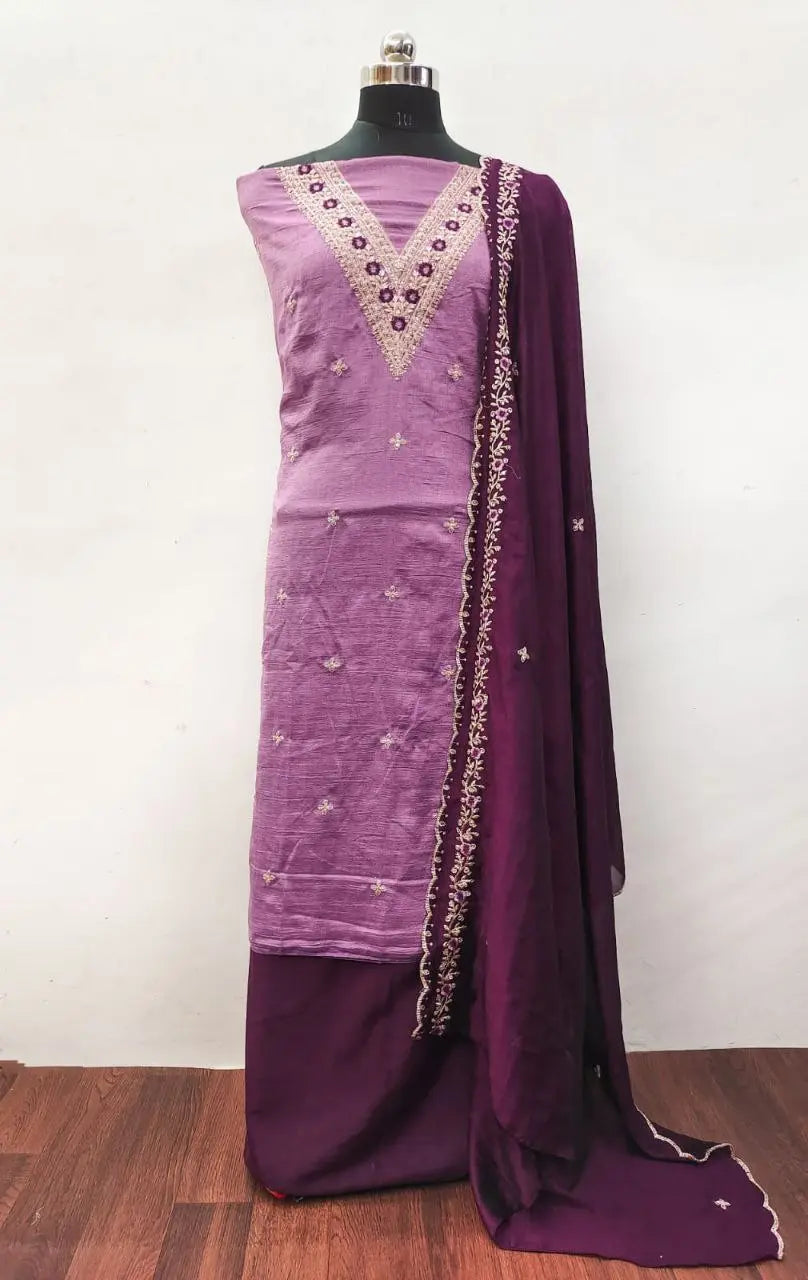 VICHITRA SILK WITH MULTI SQUANCE WORK NextBuy