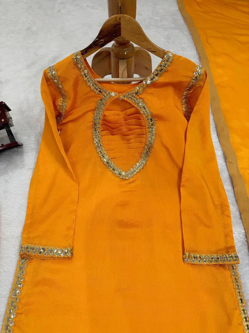 CHINNON SILK THREAD SEQUENCE WORK KURTI NextBuy