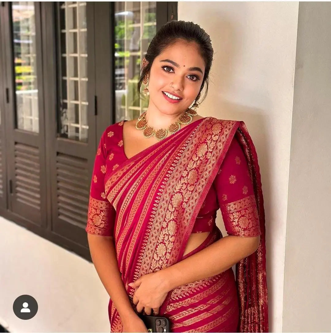 SOFT LICHI SILK SAREE NextBuy