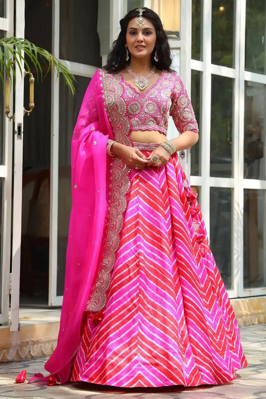 Embroidery Work Lehenga Choli (Full Stitched) NextBuy