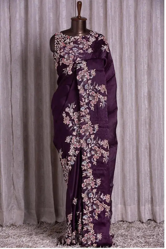 DESIGNERS EMBRODERY C-PALLU WORK SAREE NextBuy