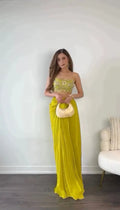 Ready to Wear Dhoti Style With Srug and Unstich Choli NextBuy