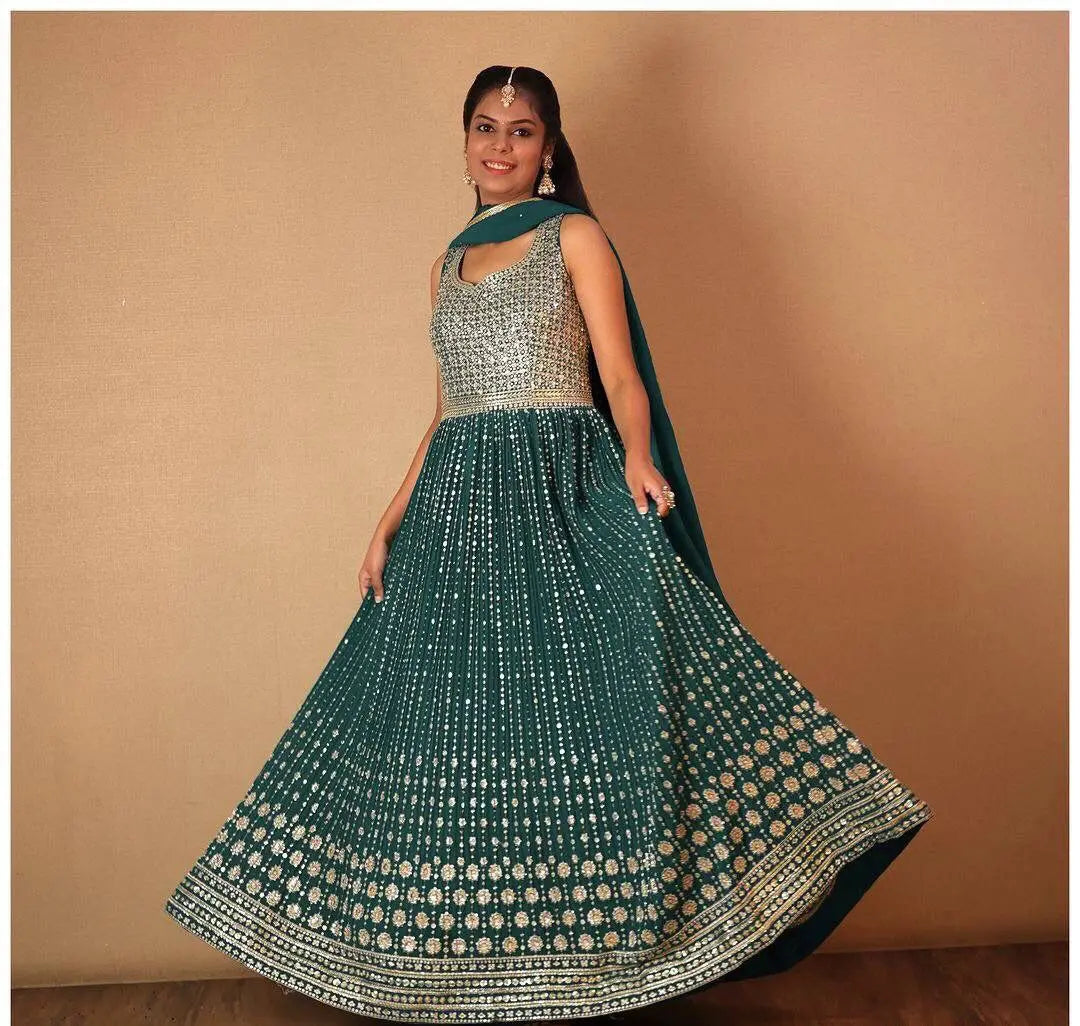 DESIGNER PARTY WEAR GOWN WITH DUPATTA NextBuy