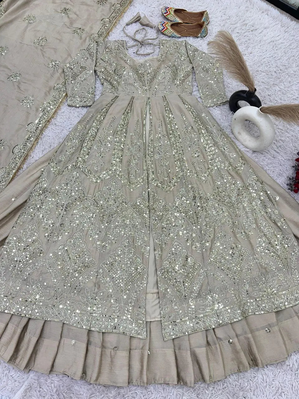 Introducing Designer Party Wear Gown with Lehenga Collection NextBuy