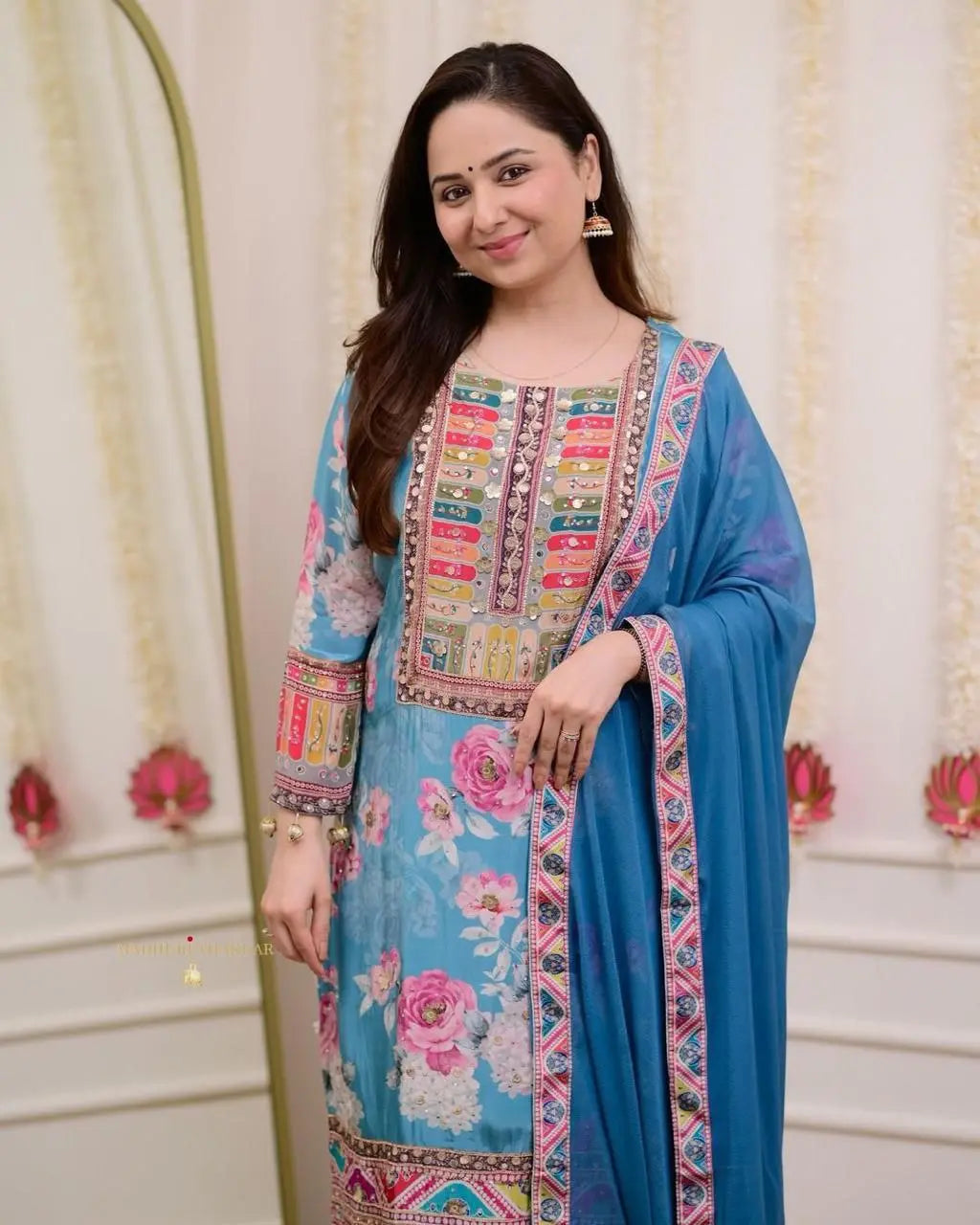 GORGEOUS SATIN KURTI OUTFIT NextBuy