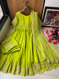 Elegant Designer Embroidered Anarkali Gown NextBuy