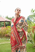 Designer Patola Saree – Exquisite silk saree with intricate Patola prints and luxurious texture.