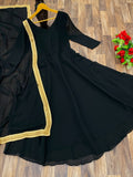 Elegant Fox Georgette Gown with Dupatta – 6 Colors & All Sizes NextBuy