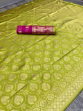 Silk Saree With Beautiful Zari Work - NextBuy