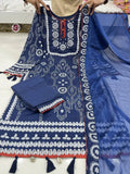 Blue Printed Suit Set NextBuy
