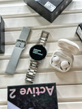 Luxury Duo Combo 2025 - Active 2 Smartwatch & Buds 2 Pro | Premium Quality, Bluetooth Calling & More NextBuy