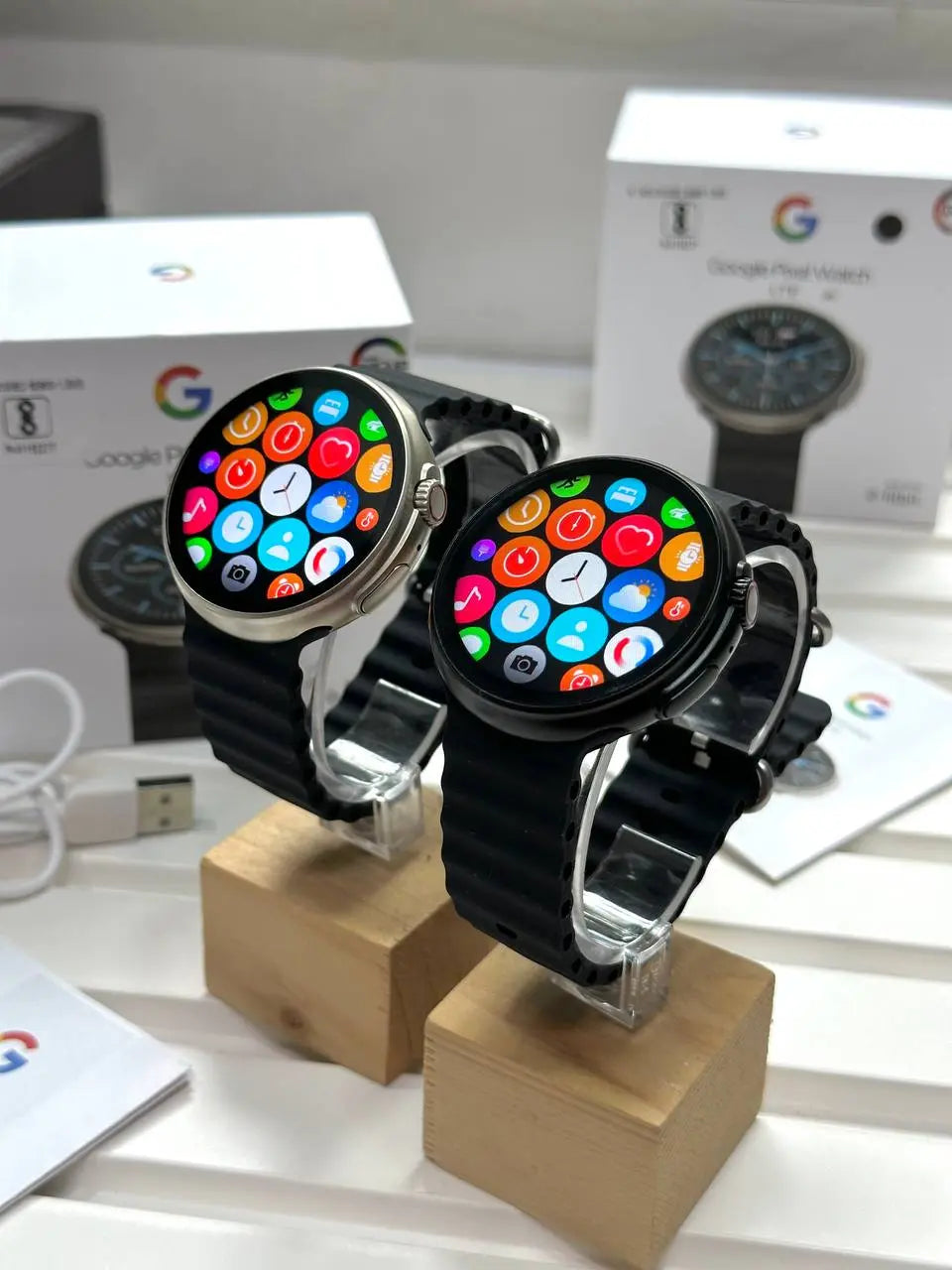 Google Pixel Smart Watch - 46mm Full HD Display, Bluetooth Calling, Sports Tracking | Premium Quality NextBuy