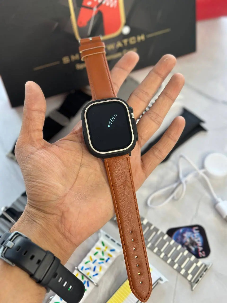 Ultra2 Smartwatch with Full HD Display – Stay on top of your health and style with this modern smartwatch, featuring fitness tracking and 10 strap options.
