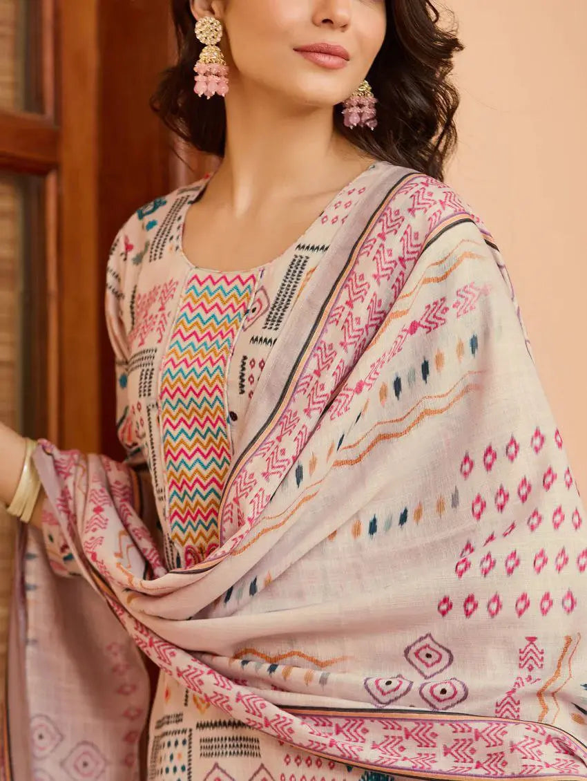 Introducing New Kurti Duptta And Bottom Set NextBuy