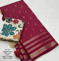 Soft Pethani Silk Saree With Gold Zari Weawing Design And Meenakari Weawing Rich NextBuy