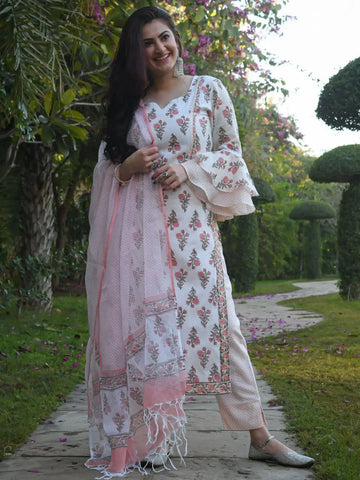 Top Pant Dupatta Set NextBuy