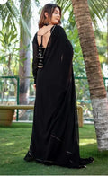 Black Flared Kurta With Dupatta NextBuy