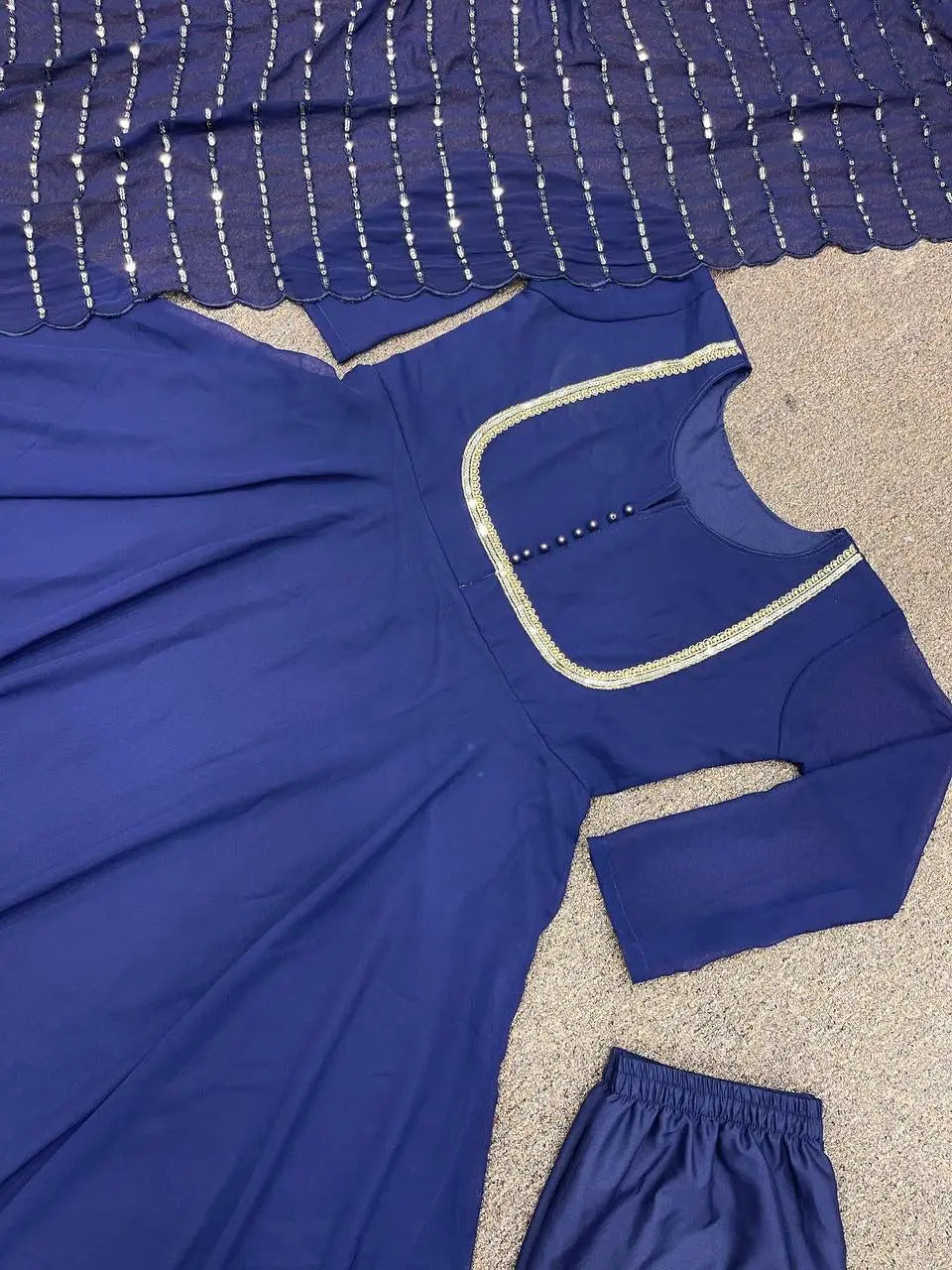 ANARKALI GOWN-BOTTOM WITH DUPATTA NextBuy