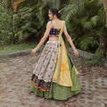 Bandhej Patola Foil Print Lahenga Choli (Full stitched) NextBuy
