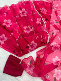Digital Printed Organza Silk Anarkali Suit With Huge Flair NextBuy