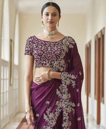 DESIGNERS EMBRODERY C-PALLU WORK SAREE NextBuy