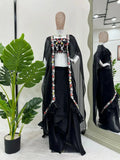 Ready to Wear Dhoti Style with Shrug & Unstitch Choli – Tabby Organza with Sequence Work NextBuy