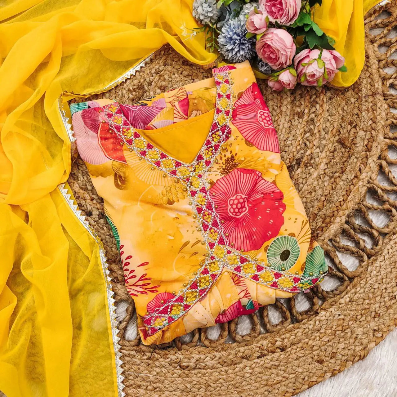 Alia Cut Georgette Kurtis with Sequence Embroidery & Dupatta – Elegant Anarkali Gown for Festivals & Gatherings NextBuy