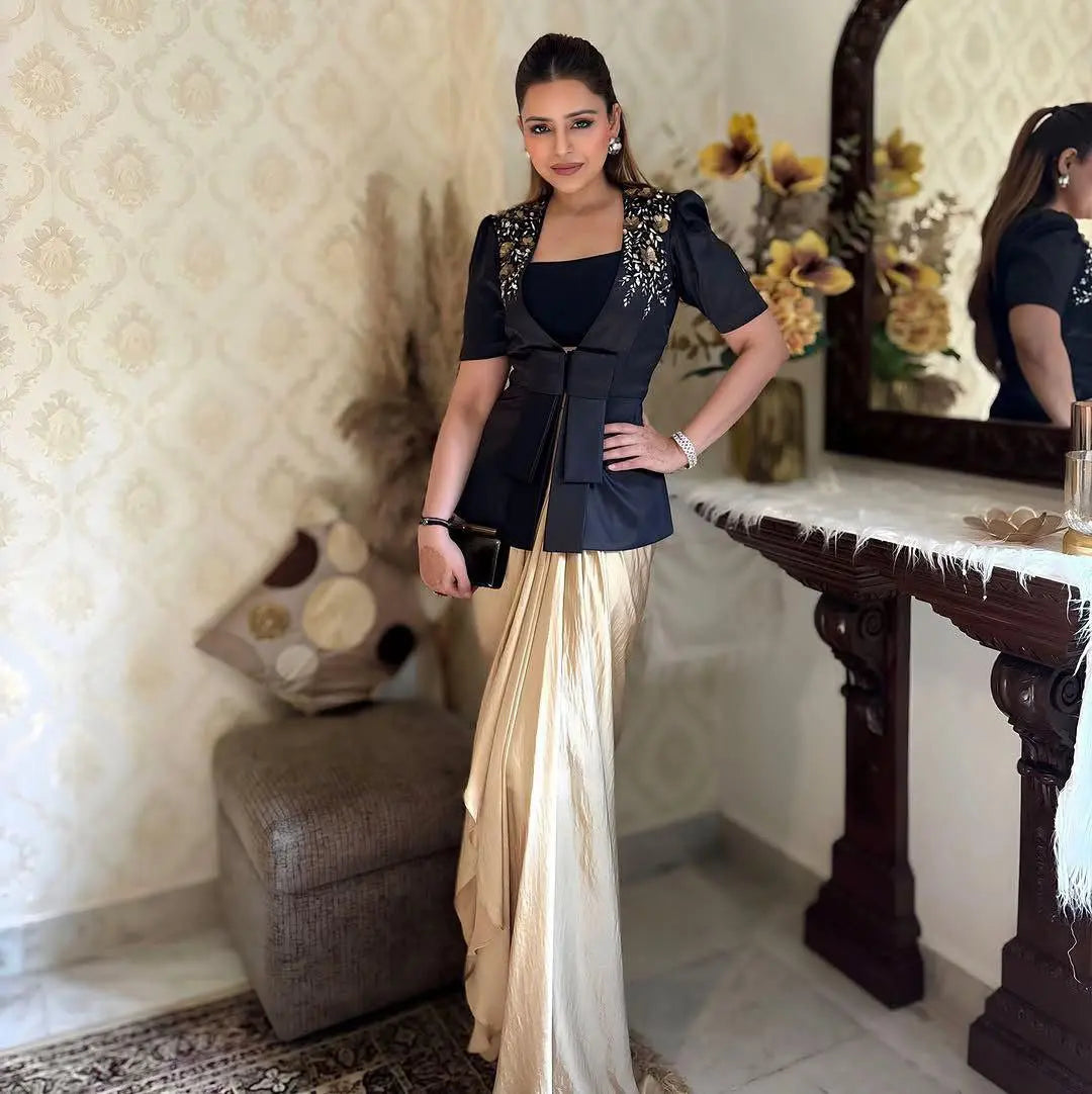 New Three-Piece Western Outfit for Trendy Wedding Season – Stylish and Chic NextBuy