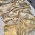 Launching: Nayanthara-Inspired Golden Banarasi Handloom Tissue Silk Saree NextBuy