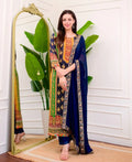 Chanderi Dupatta Kurta Set in Pakistani Madhuri Blue – Stylish Ethnic Wear