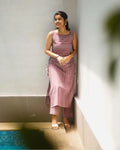 Elegant Cotton Kurti with Pants – Lightweight and breathable sleeveless kurti set for all-day comfort.