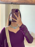 Elegant Fox Georgette Gown with Dupatta – 6 Colors & All Sizes NextBuy