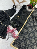 Designer Faux Georgette Embroidered Plazzo Suit – Party Wear Ethnic Set for Women NextBuy