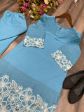 DESIGNER EXCLUSIVE NEW HEAVY CHINON FABRIC WITH EMBROIDERY WORK CO-ORDSETS NextBuy