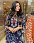 Blue Printed Suit Set NextBuy