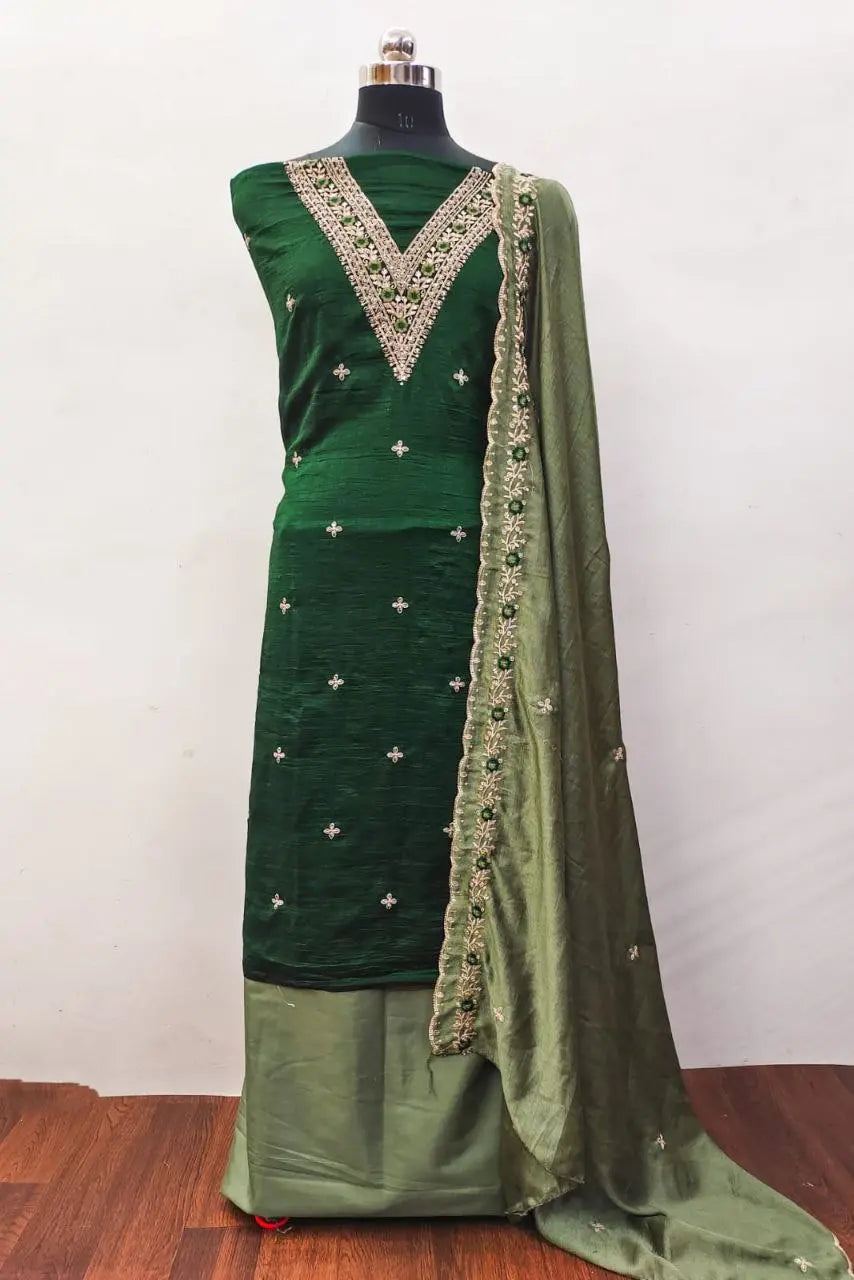 VICHITRA SILK WITH MULTI SQUANCE WORK NextBuy