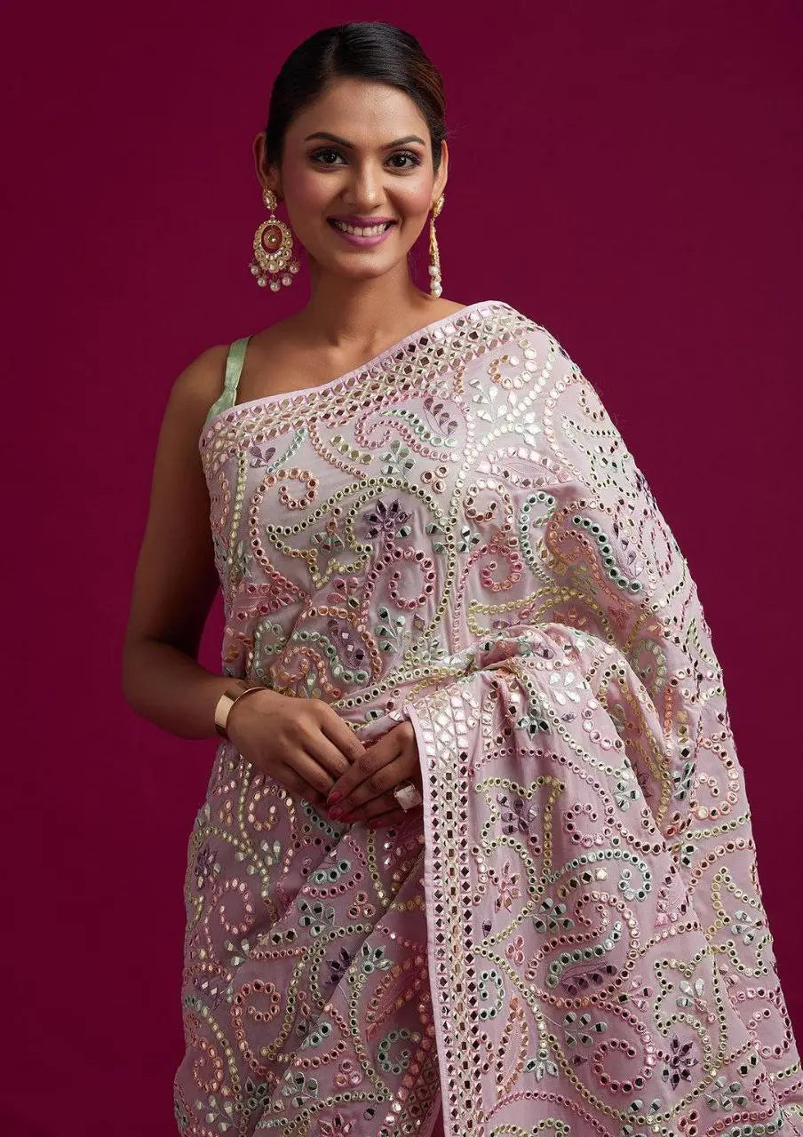 Gotapatti Georgette Designer Saree NextBuy