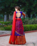 Kanjiveram Silk Zari Lehanga With Blouse Along With Banarashi Silk Duppta NextBuy