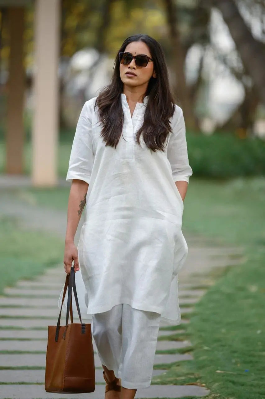 WearItLoveItShareIt - Cotton A-Line Kurti with Pant NextBuy