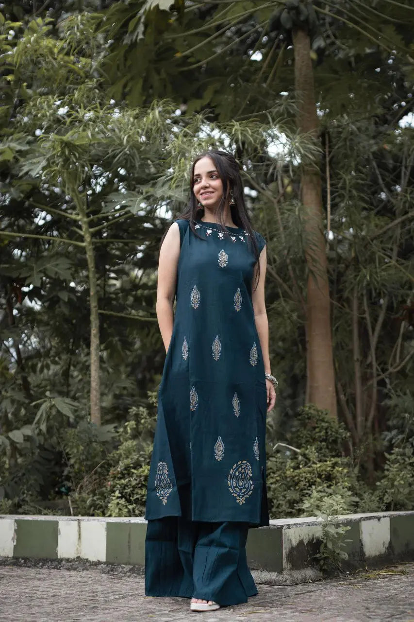 Introducing Fancy Kurti with Plazzo Set NextBuy